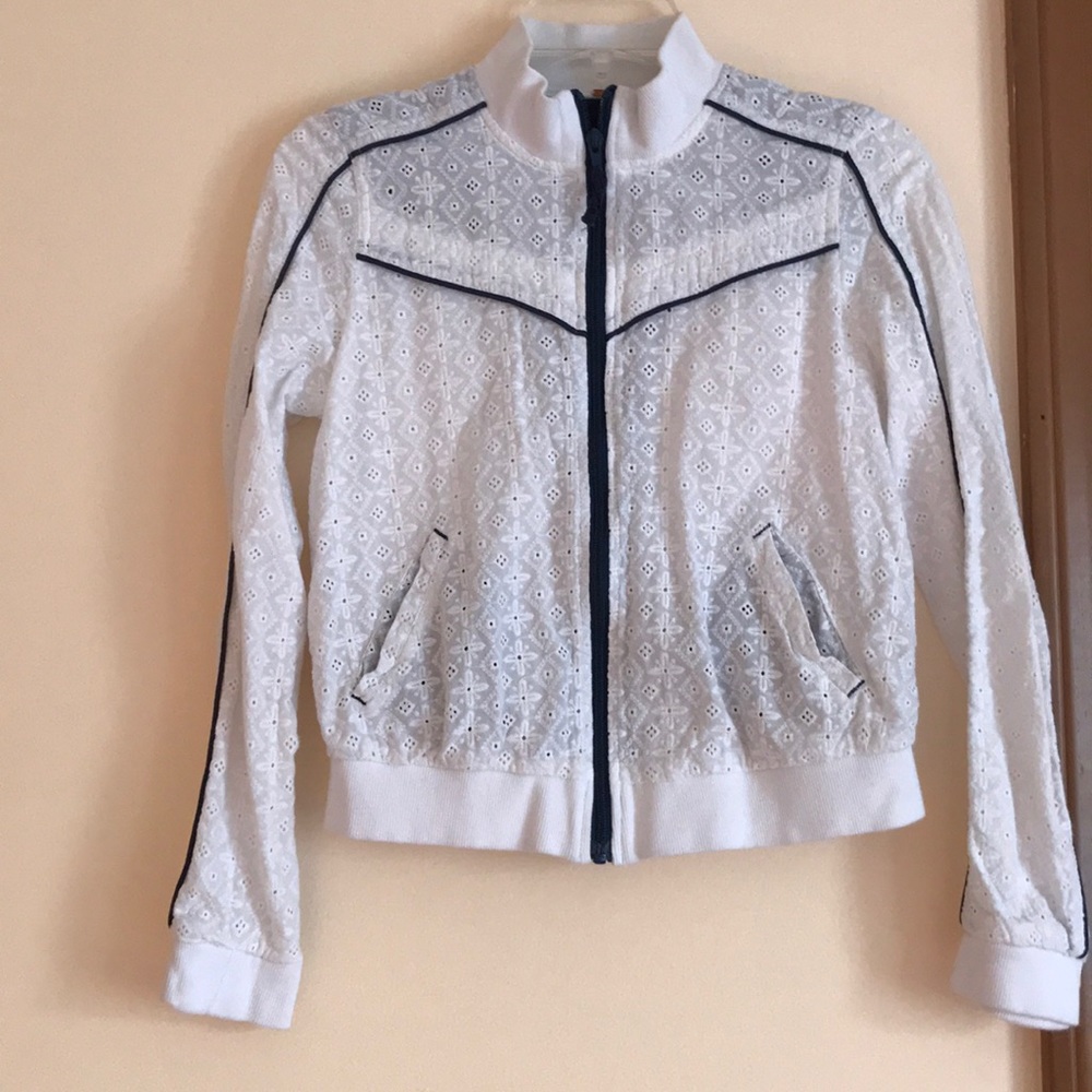 FREE PEOPLE WHITE LIGHT JACKET